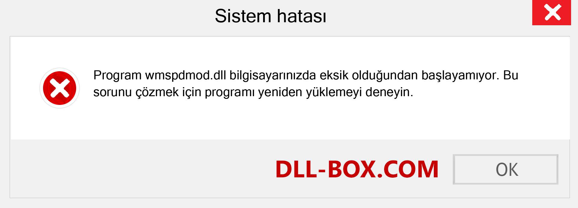 wmspdmod.dll dosyası eksik mi? Windows 7, 8, 10 için İndirin - Windows'ta wmspdmod dll Eksik Hatasını Düzeltin, fotoğraflar, resimler